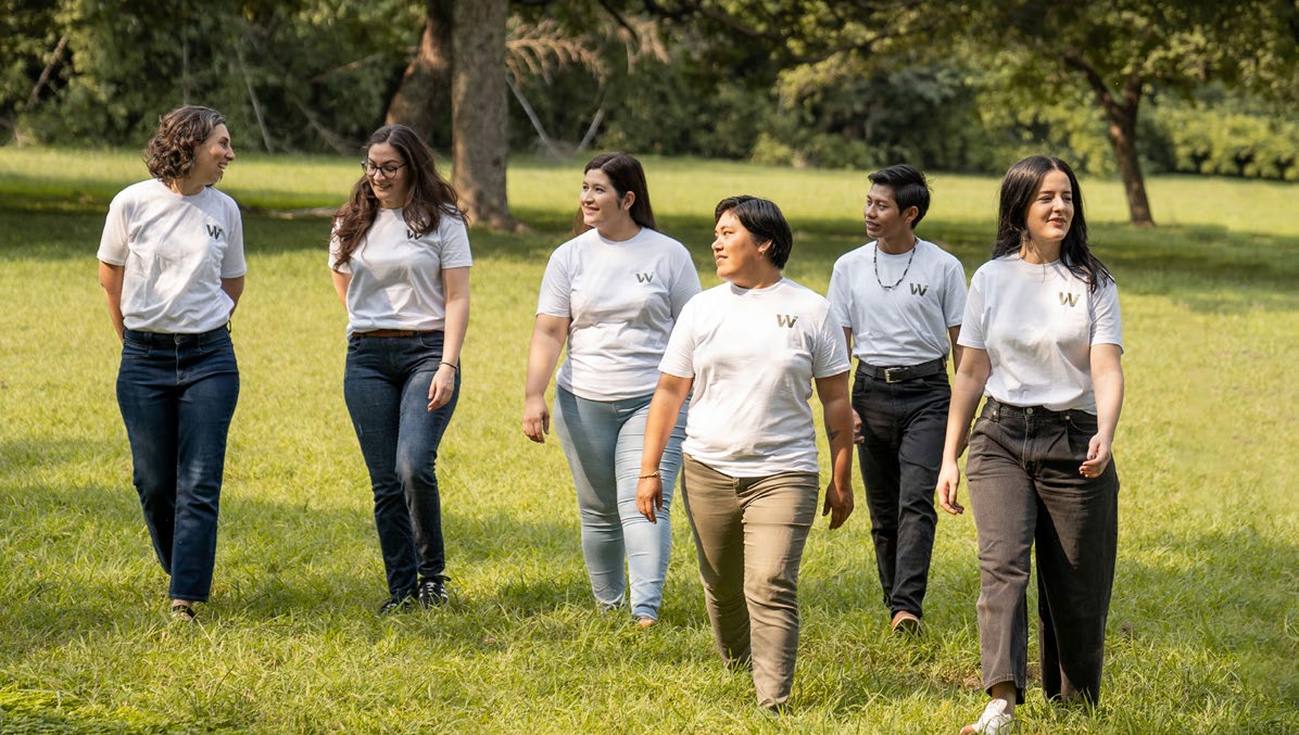 Equipo de Weimpact en territorio, fotografía del Informe de Impacto