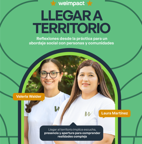 Portada original de «Llegar a territorio: reflexiones desde la práctica para un abordaje social con personas y comunidades»